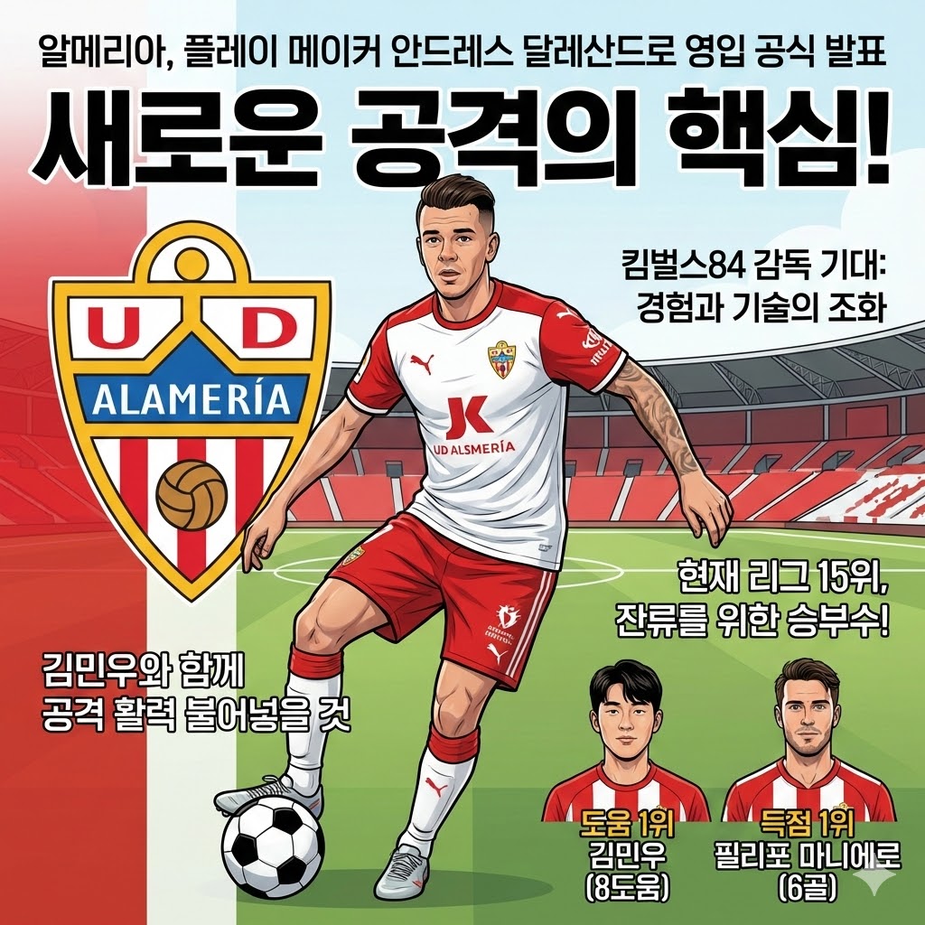 알메리아, [베테랑] 달레산드로 전격 영입!